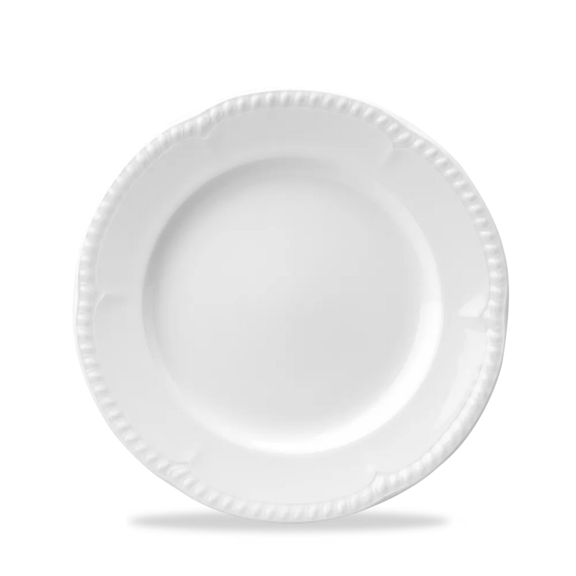 Churchill Buck'Ham bord Ø 22 cm – wit porseleinen voorgerechtbord voor de horeca