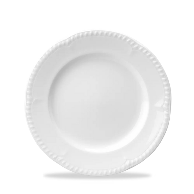 Churchill Buck'Ham bord Ø 22 cm – wit porseleinen voorgerechtbord voor de horeca