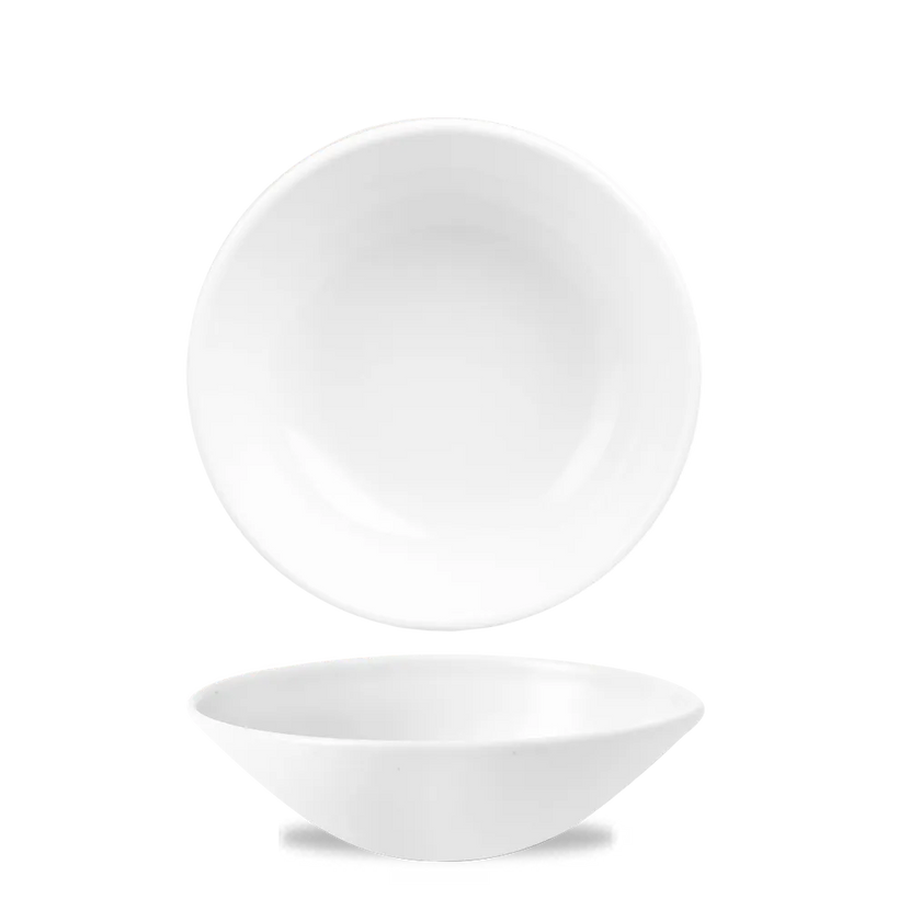Churchill White Evolve diepe coupekom Ø 21,7 cm – porseleinen kom voor restaurants en horeca