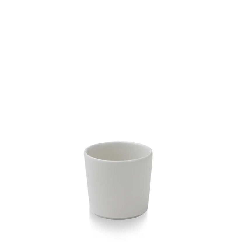 Churchill Nourish chipmok met rand 300 ml – wit porseleinen mok voor koffie in de horeca