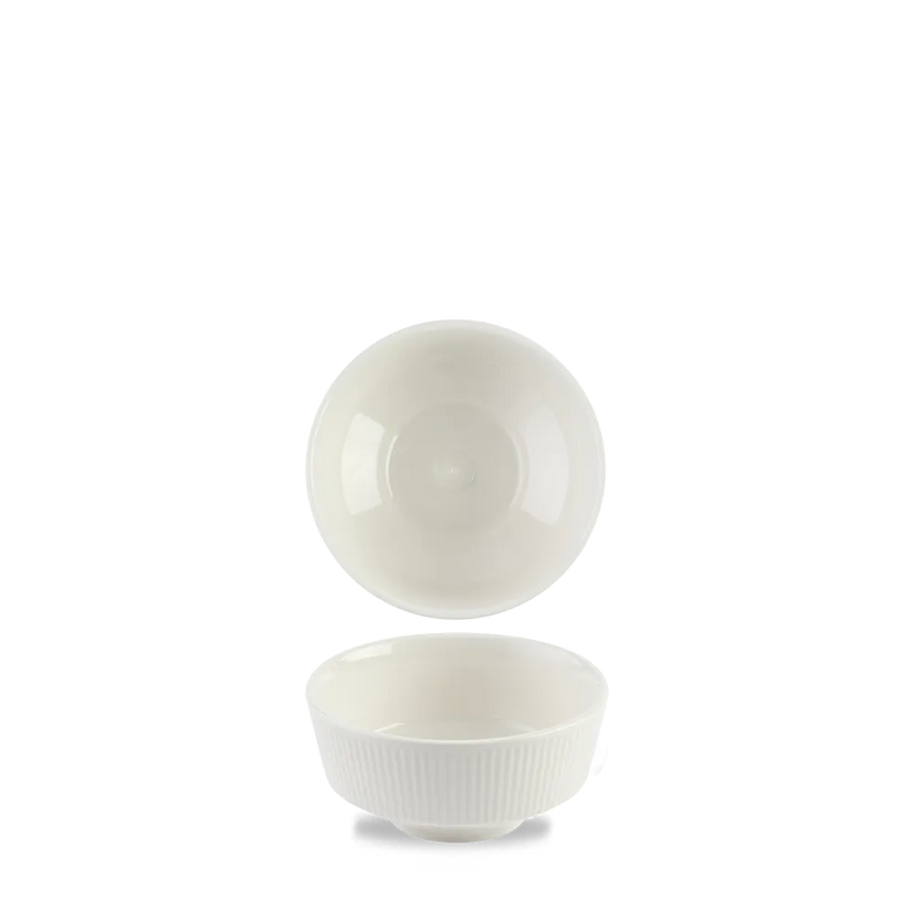Churchill White Kochi soepkom 400 ml – wit porseleinen kom voor soep in restaurants