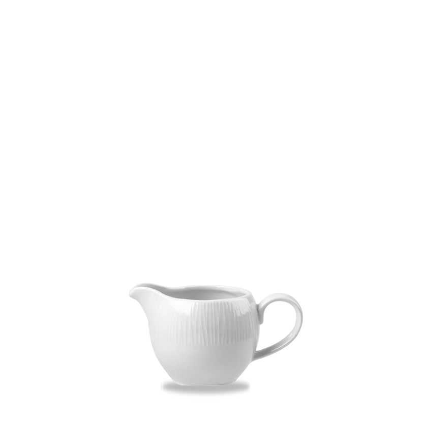 Churchill Bamboo kannetje 118 ml – gespikkeld porseleinen schenkkannetje voor melk in restaurants