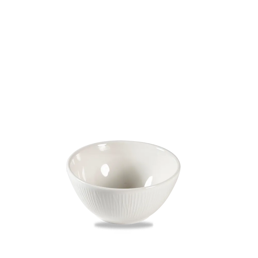 Churchill Bamboo snackkom 429 ml – gespikkeld porseleinen kom voor snacks in de horeca