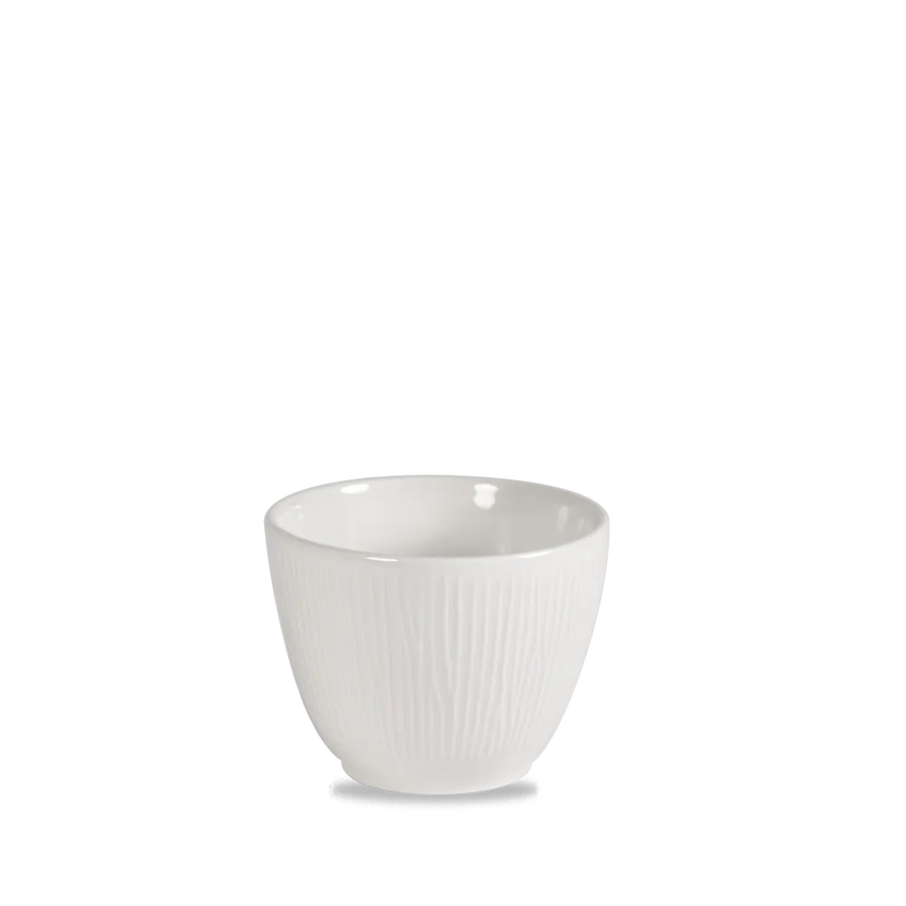 Churchill Bamboo chipmok 296 ml – gespikkeld porseleinen mok voor koffie in de horeca