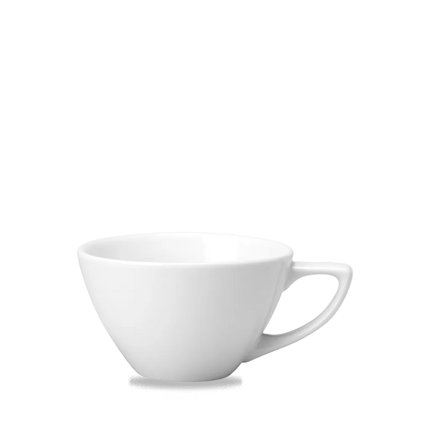 Churchill Ultimo café au lait kop 414 ml – groot wit porseleinen kopje voor koffie in hotels