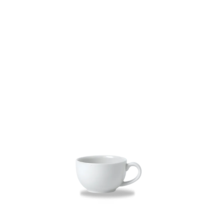 Churchill White cappuccinokopje 177 ml – wit porseleinen kopje voor cappuccino in cafés