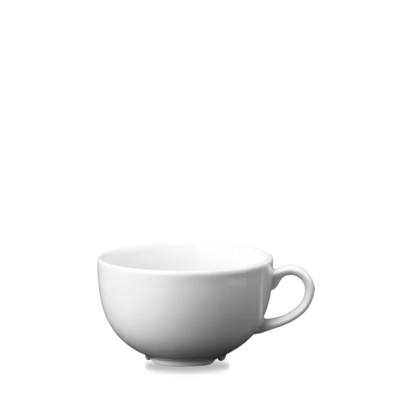 Churchill White cappuccinokopje 473 ml – extra groot wit porseleinen kopje voor koffie in de horeca