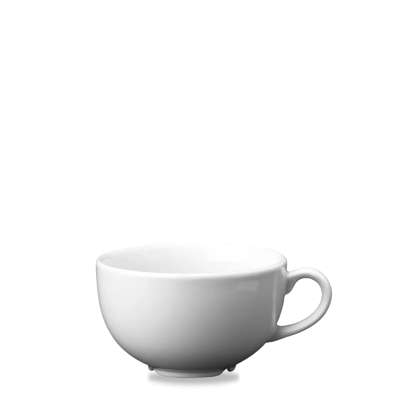 Churchill White cappuccinokopje 518 ml – groot wit porseleinen kopje voor koffie in restaurants