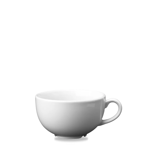 Churchill White cappuccinokopje 518 ml – groot wit porseleinen kopje voor koffie in restaurants