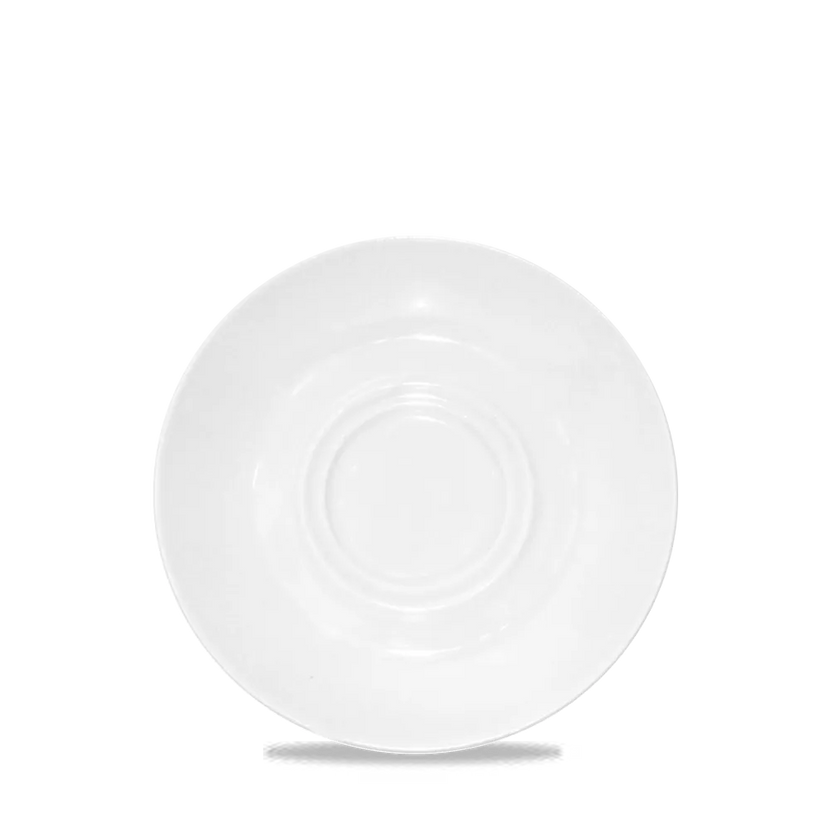 Churchill Cafe schotel groot Ø 17 cm – wit porseleinen schotel voor koffiekopjes in restaurants