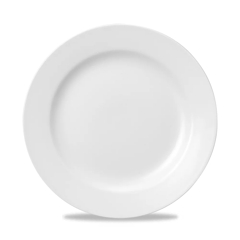 Churchill Classic bord Ø 25 cm – wit porseleinen bord voor hoofdgerechten in restaurants