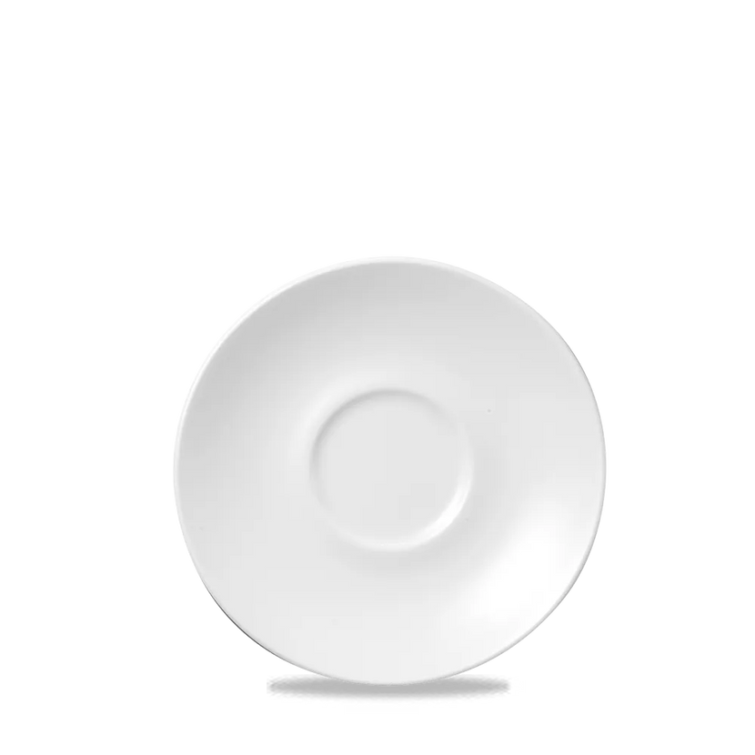 Churchill White cappuccinoschotel Ø 16 cm – wit porseleinen schotel voor cappuccinokopjes