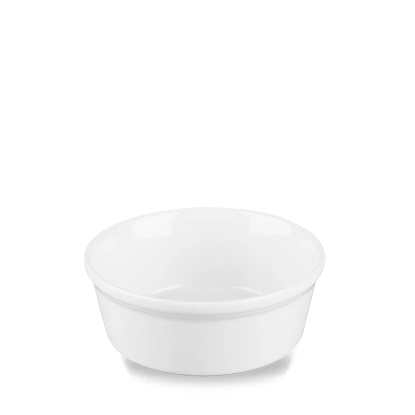 Churchill Cookware ronde pieschaal Ø 13 cm – ovenvast wit porseleinen taartschaaltje voor restaurants