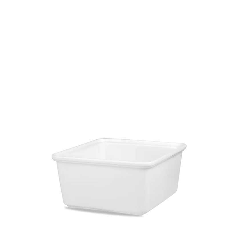 Churchill Cookware ondiepe stoofschaal 17,5 x 18,5 cm – ovenvast wit porseleinen ovenschaal