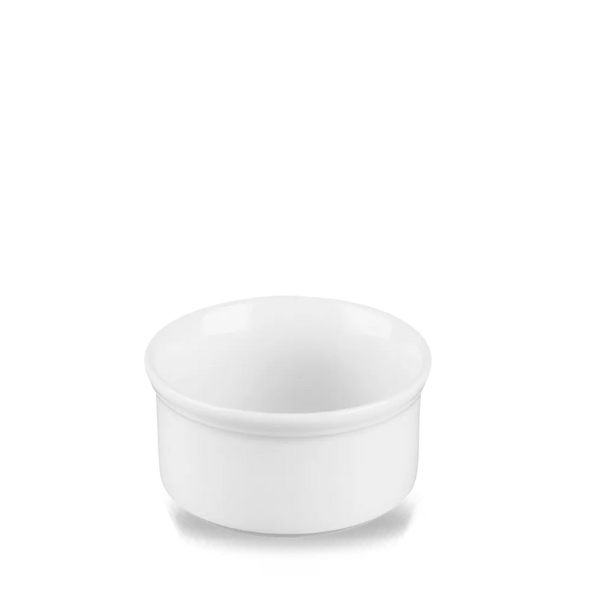 Churchill Cookware ramekin klein Ø 7 cm – ovenvast wit porseleinen bakschaaltje voor dessert