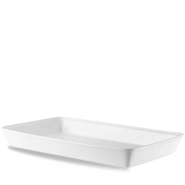Churchill Cookware grote rechthoekige ovenschaal 53 x 32,5 cm – ovenvast wit porseleinen buffetschaal