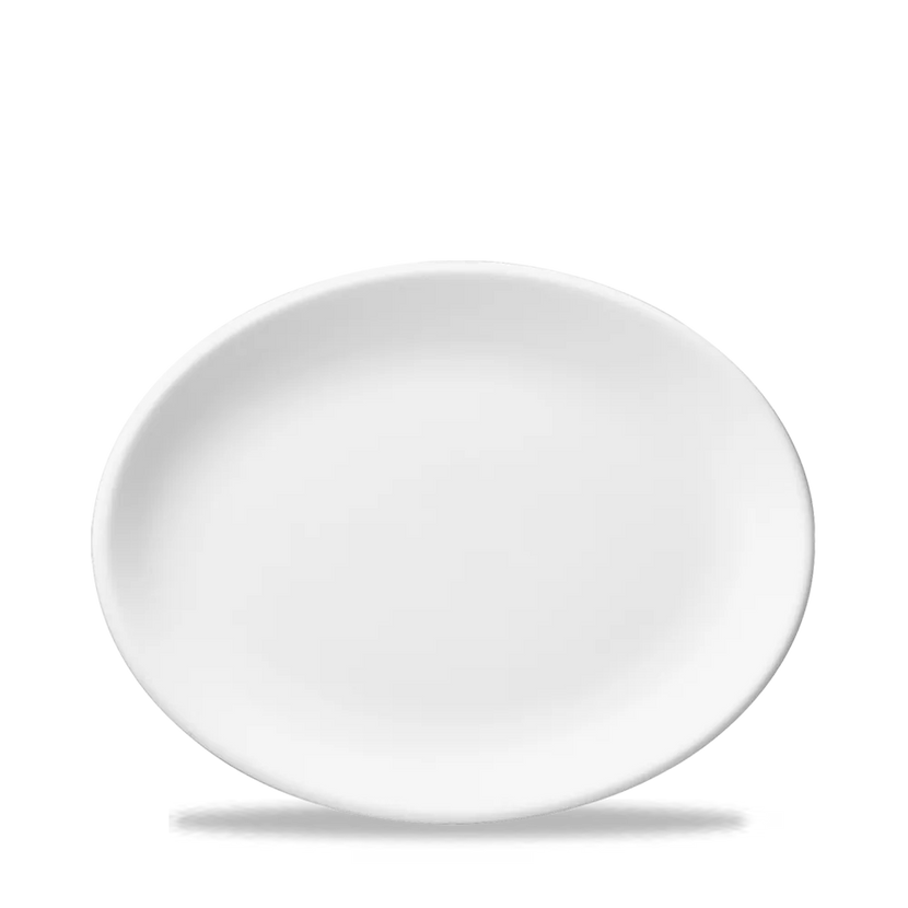 Churchill White ovaal bord 30 cm – groot wit porseleinen serveerbord voor restaurants