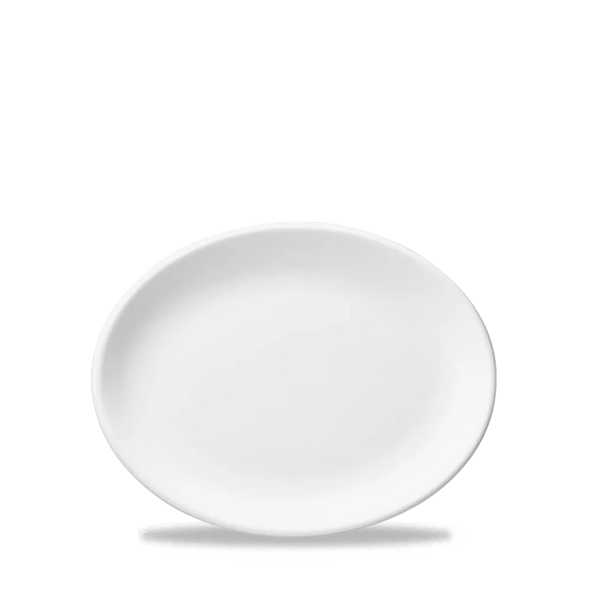 Churchill White ovaal bord 23 cm – wit porseleinen voorgerechtbord voor restaurants en hotels
