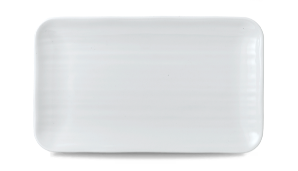 Dudson White organisch rechthoekig bord 27x16 cm – wit porselein voor de horeca