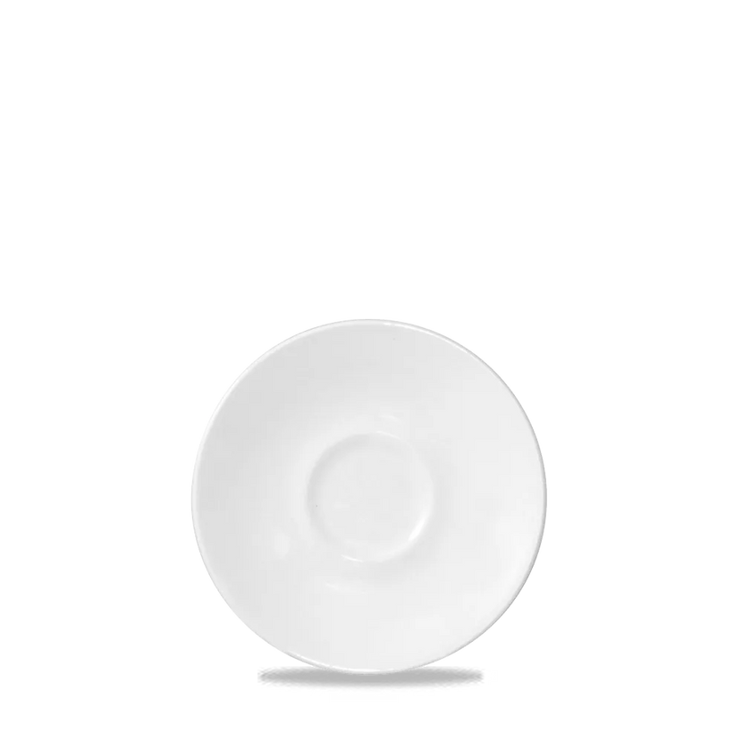 Churchill White espressoschotel Ø 11 cm – wit porseleinen schotel voor espressokopjes in de horeca