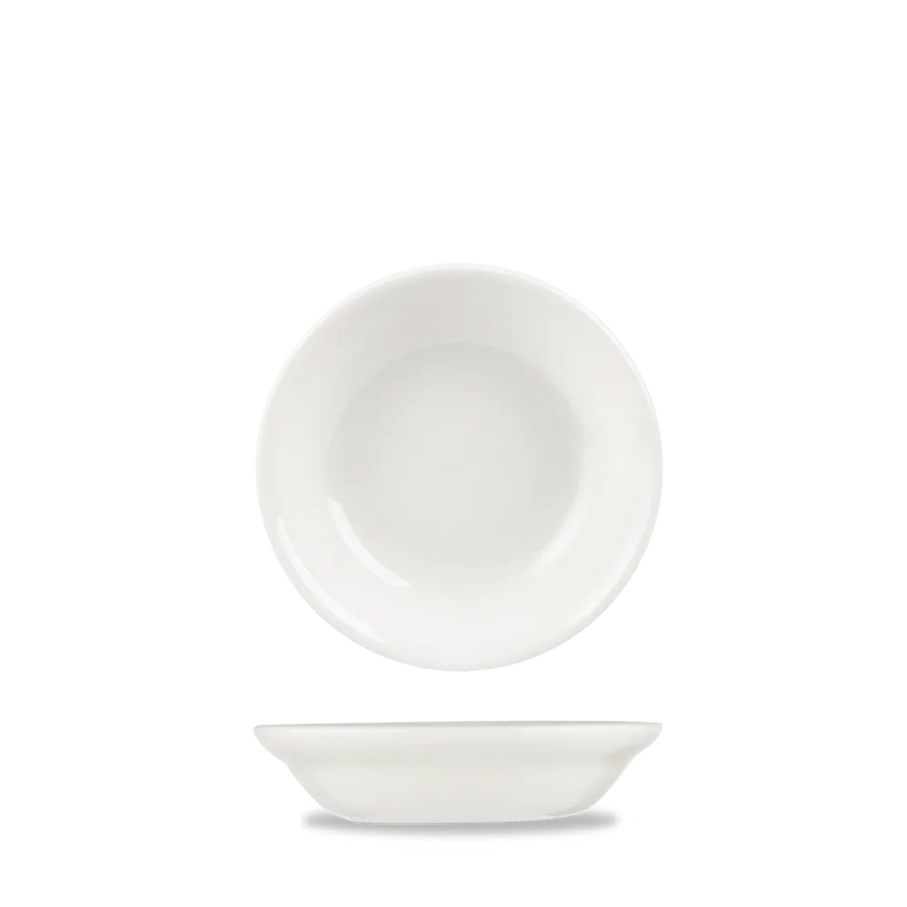 Churchill White randloze fruitkom Ø 13 cm – wit porseleinen kommetje voor fruit en dessert in de horeca