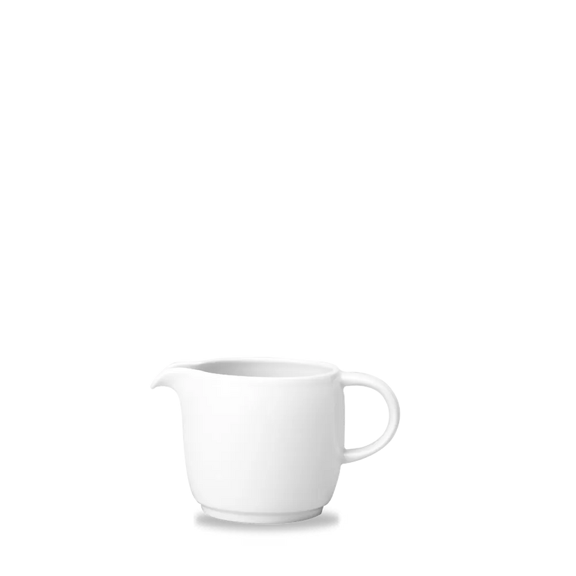 Churchill Compact schenkkannetje 148 ml – wit porseleinen melkkannetje voor koffie en thee in cafés