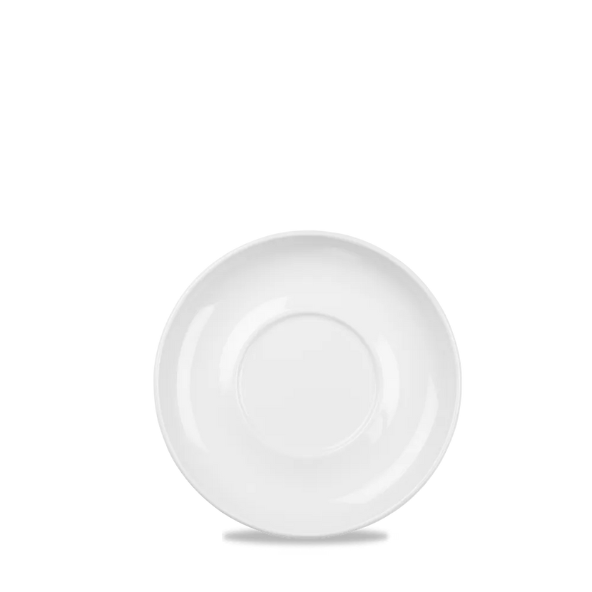 Churchill Compact theeschotel Ø 15 cm – wit porseleinen schotel voor theekopjes in restaurants en hotels