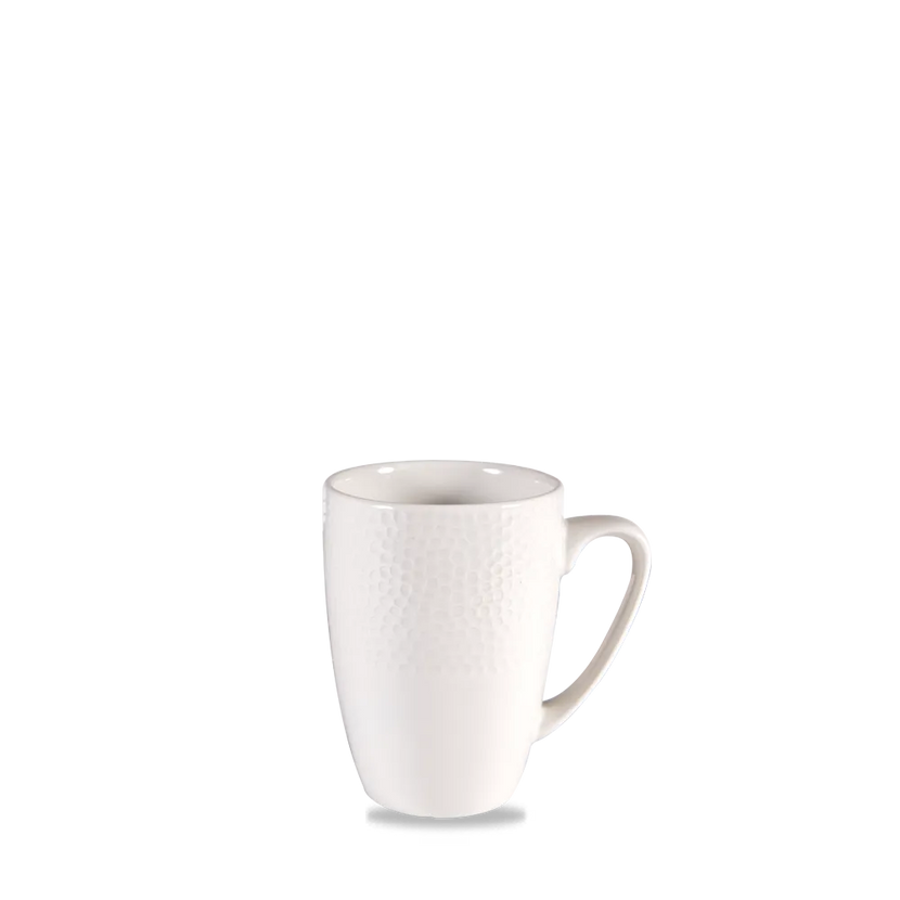 Churchill Isla Profile mok 355 ml – gestructureerd porseleinen mok voor koffie in cafés en hotels