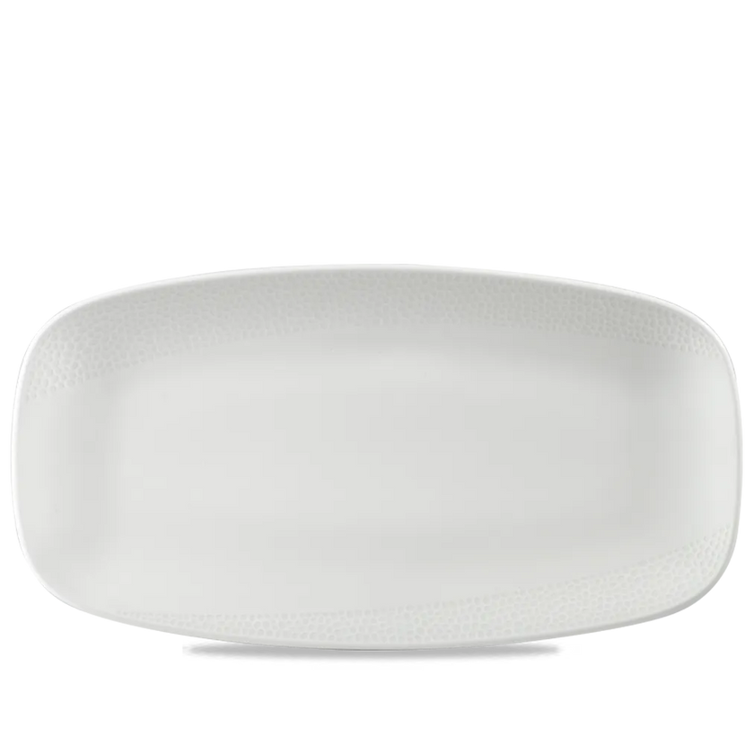 Churchill Isla langwerpig bord 35,5 x 18,9 cm – groot porseleinen serveerbord voor buffet in de horeca