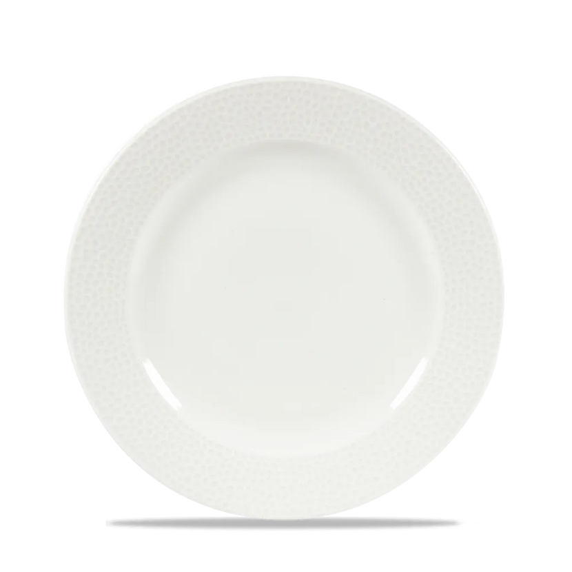 Churchill Isla Profile bord Ø 21 cm – gestructureerd porseleinen bord voor voorgerechten in de horeca
