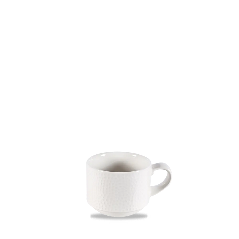 Churchill Isla Profile stapelbaar kopje 89 ml – porseleinen espressokopje voor cafés en bars