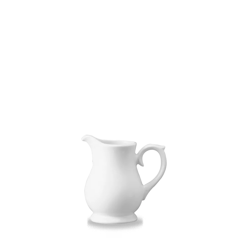 Churchill Sandringham kannetje 140 ml – wit porseleinen melkkannetje voor koffie en thee in cafés