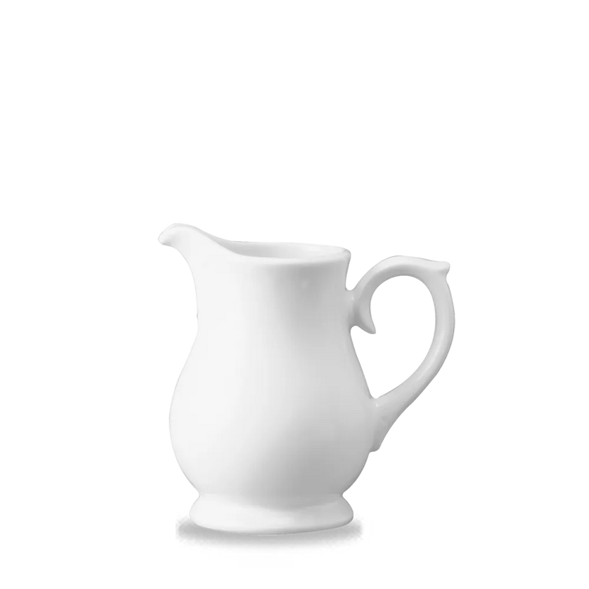 Churchill Sandringham schenkkan 280 ml – wit porseleinen kan voor melk en water in restaurants en hotels