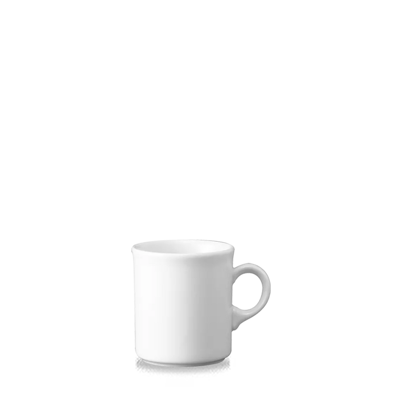 Churchill Nova mok 237 ml – wit porseleinen mok voor koffie en thee in de horeca