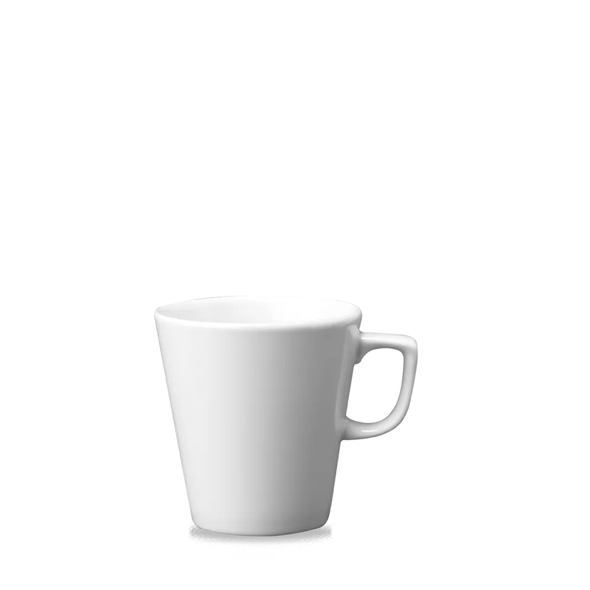 Churchill Cafe Latte mok 473 ml – grote wit porseleinen mok voor koffie in cafés en restaurants