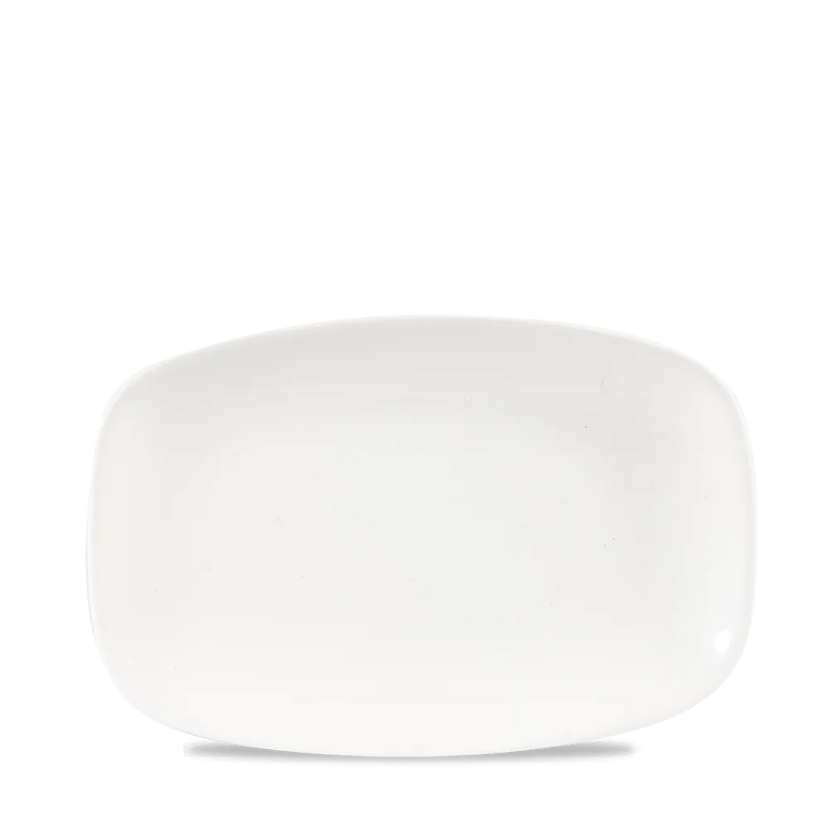Churchill Chefs Oblong bord 23,7 x 15,7 cm – wit porseleinen presentatiebord voor fine dining