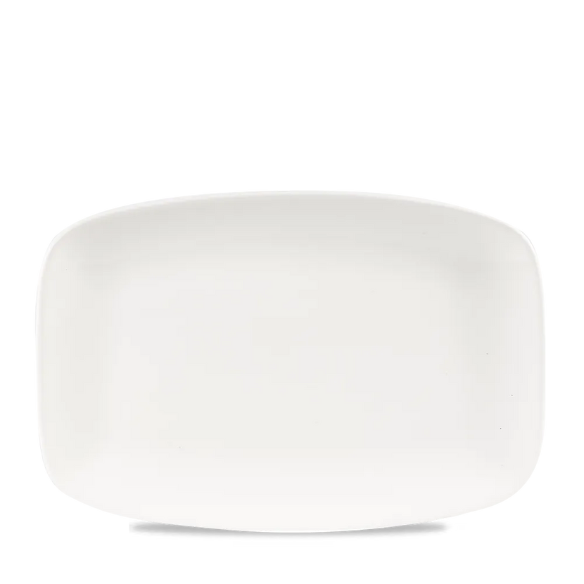Churchill Oblong chefsbord 30 x 19,9 cm – wit porseleinen langwerpig bord voor hoofdgerechten