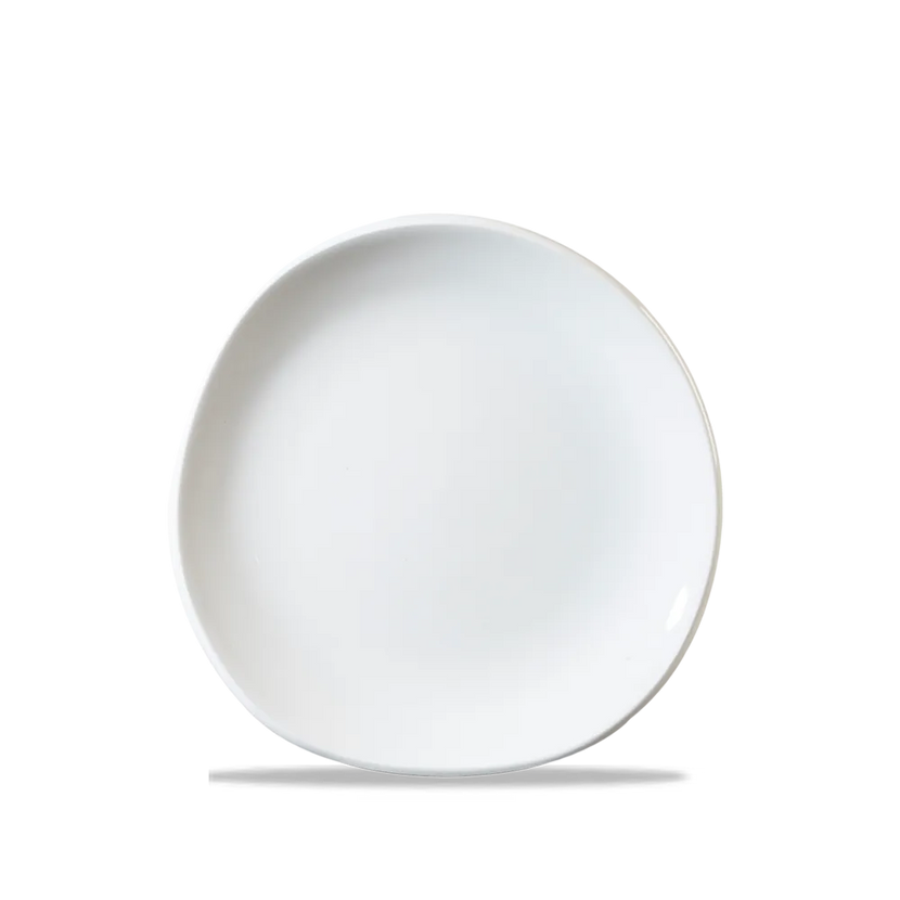 Churchill Round Trace bord Ø 18,6 cm – wit porseleinen dessertbord voor restaurants en hotels