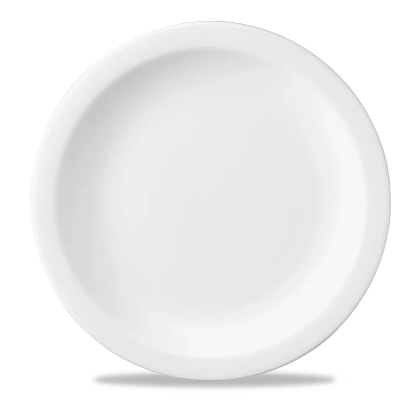 Churchill Nova bord Ø 28 cm – groot wit porseleinen bord voor buffet en fine dining