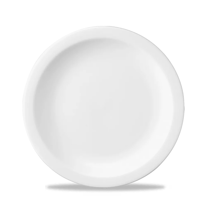 Churchill Nova bord Ø 23 cm – wit porseleinen bord voor hoofdgerechten in de horeca
