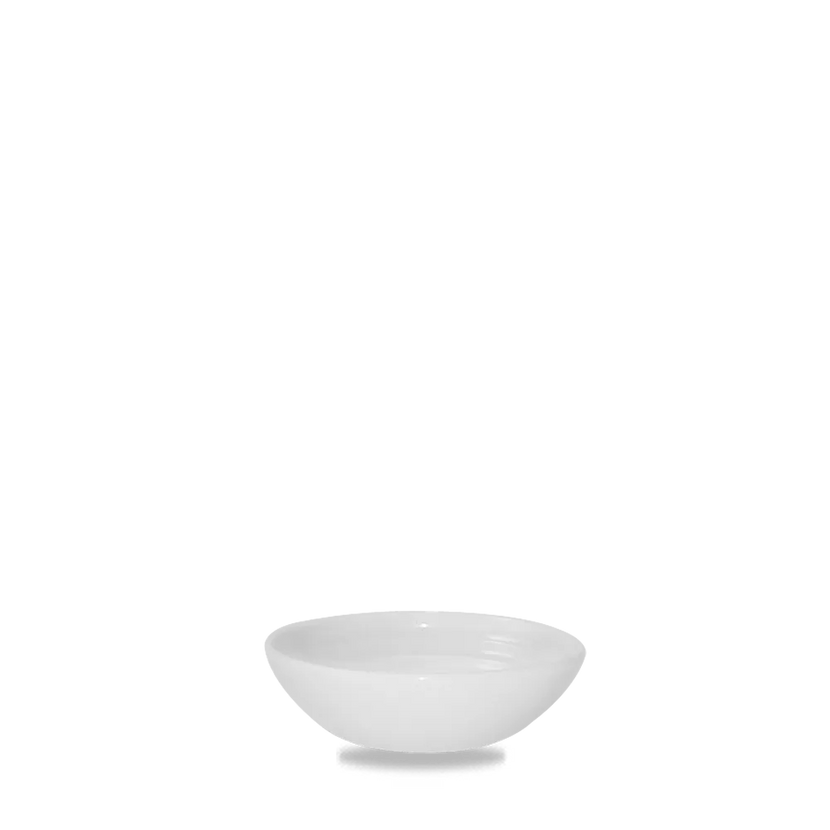 Churchill Ripple dipschaaltje 148 ml – wit porseleinen schaaltje voor sauzen en dips in cafés