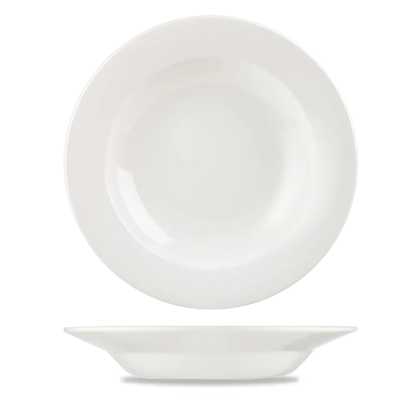 Churchill Classic pastakom Ø 30 cm – wit porseleinen kom voor pasta in restaurants en hotels