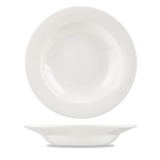 Churchill Classic pastakom Ø 30 cm – wit porseleinen kom voor pasta in restaurants en hotels