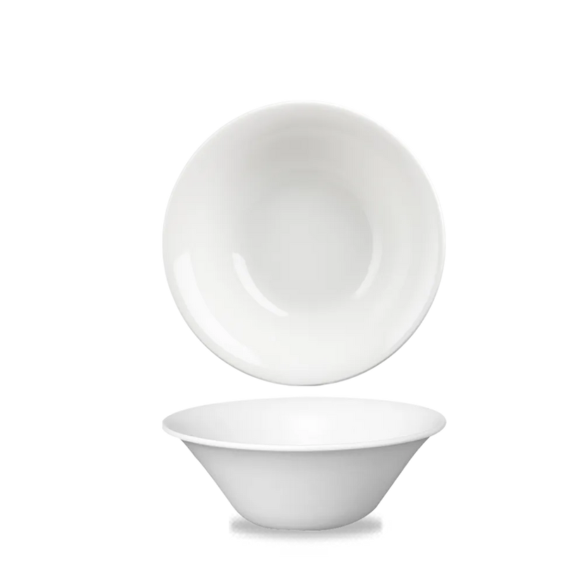 Churchill White kleine saladekom Ø 17 cm – wit porseleinen kommetje voor bijgerechten in de horeca