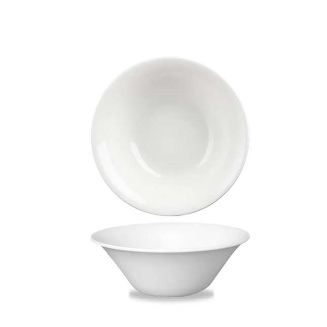 Churchill White kleine saladekom Ø 17 cm – wit porseleinen kommetje voor bijgerechten in de horeca