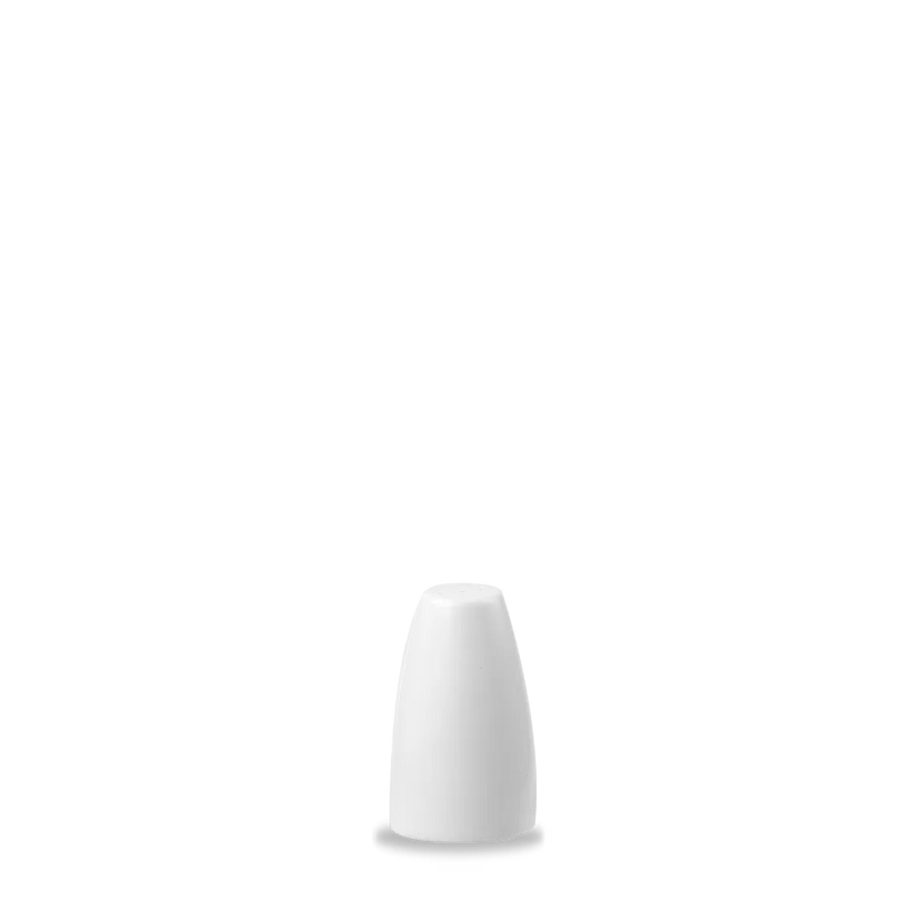 Churchill Profile pepervaatje 7 cm – wit porseleinen peperstrooier voor restaurants en cafés