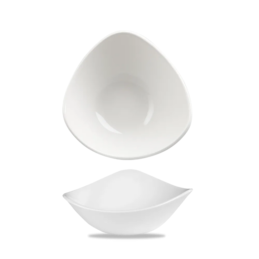Churchill Lotus kom Ø 18 cm – wit porseleinen kom voor soep en salade in de horeca