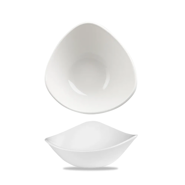 Churchill Lotus kom Ø 18 cm – wit porseleinen kom voor soep en salade in de horeca