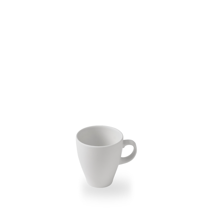 Churchill witte Tulip koffiekop 340 ml – wit porseleinen kop in tulpvorm voor koffie