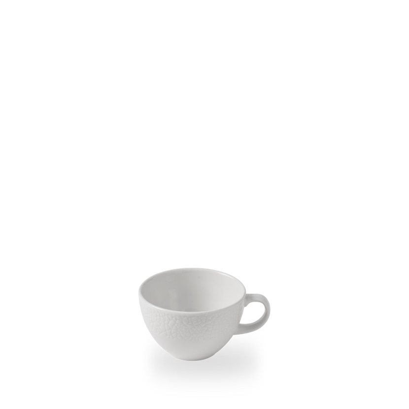 Churchill Viana Profile koffiekop 340 ml – wit porseleinen kop met reliëf voor koffie